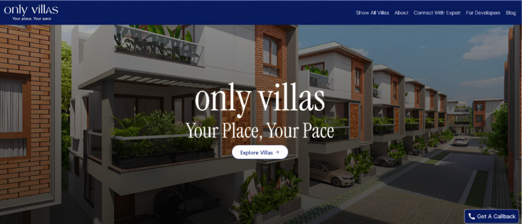 Only Villas Digital Platform