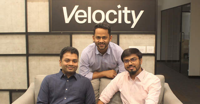 (From left) Velocity co-founders Atul Khichariya, Abhiroop Medhekar and Saurav Swaroop  