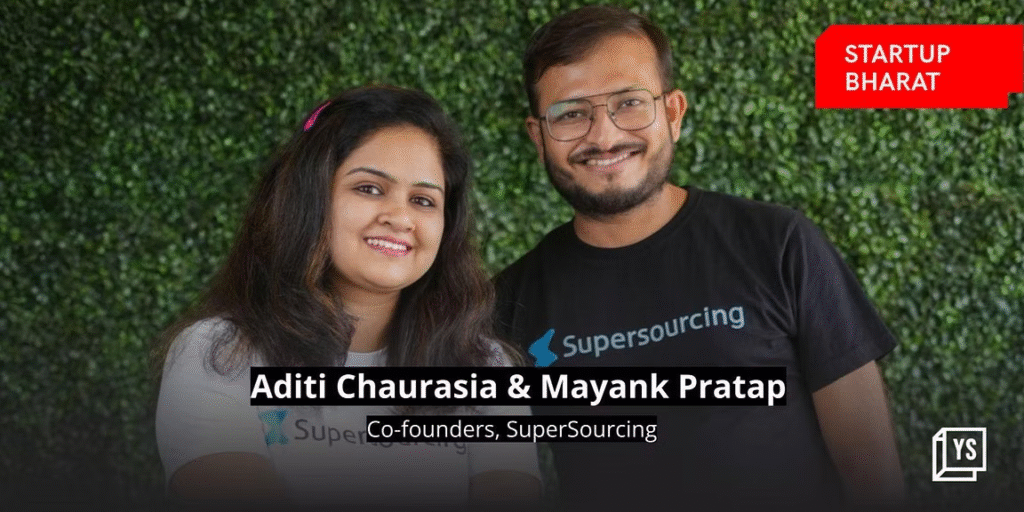  Founders of Supersourcing -  Aditi Chaurasia and Mayank Pratap