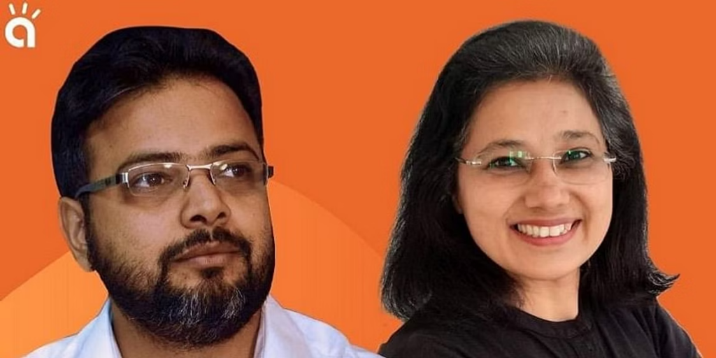 Founders of Avishkaar - Tarun Bhalla and Pooja Goyal 