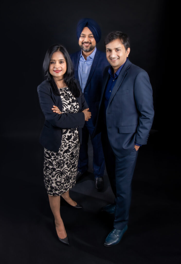 Asaya Co-founders -Left to Right Eeti Sharma Mandeep Singh Bhatia Neeraj Biyani