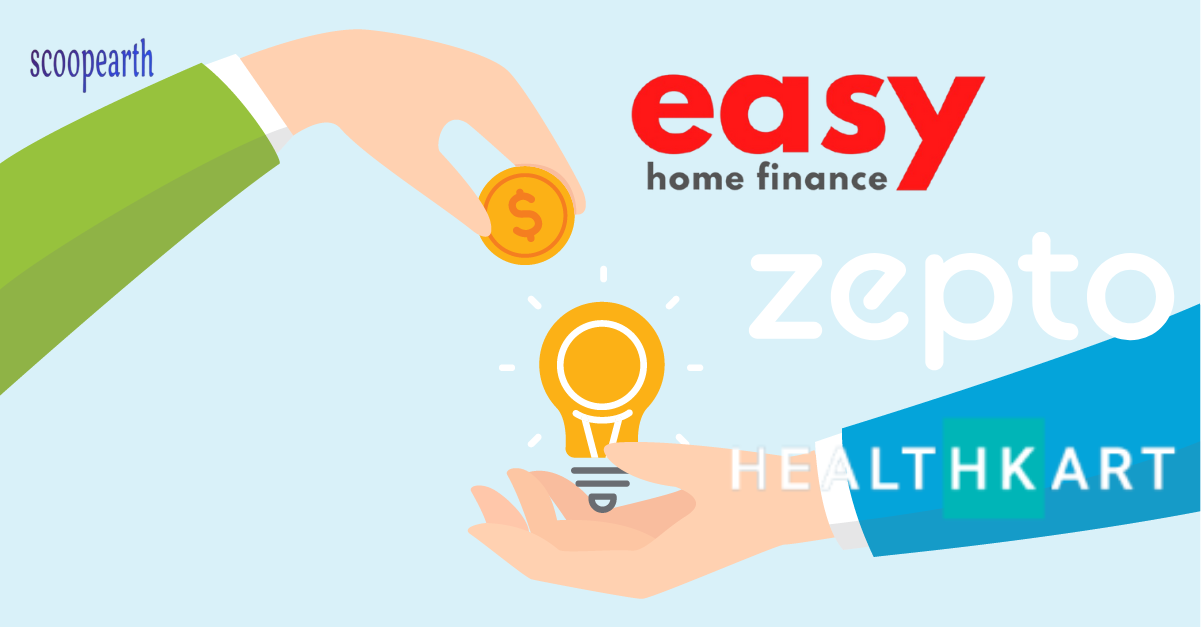Indian Startups Raise $972 million, led by Zepto, Easy Home Finance, Healthkart