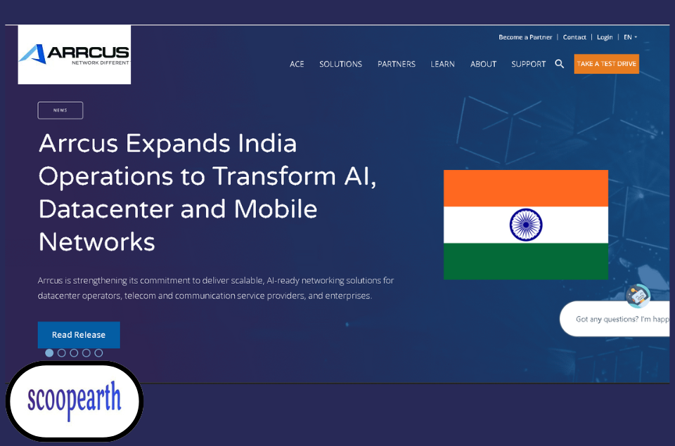 Arrcus India AI Datacenter Mobile Networks