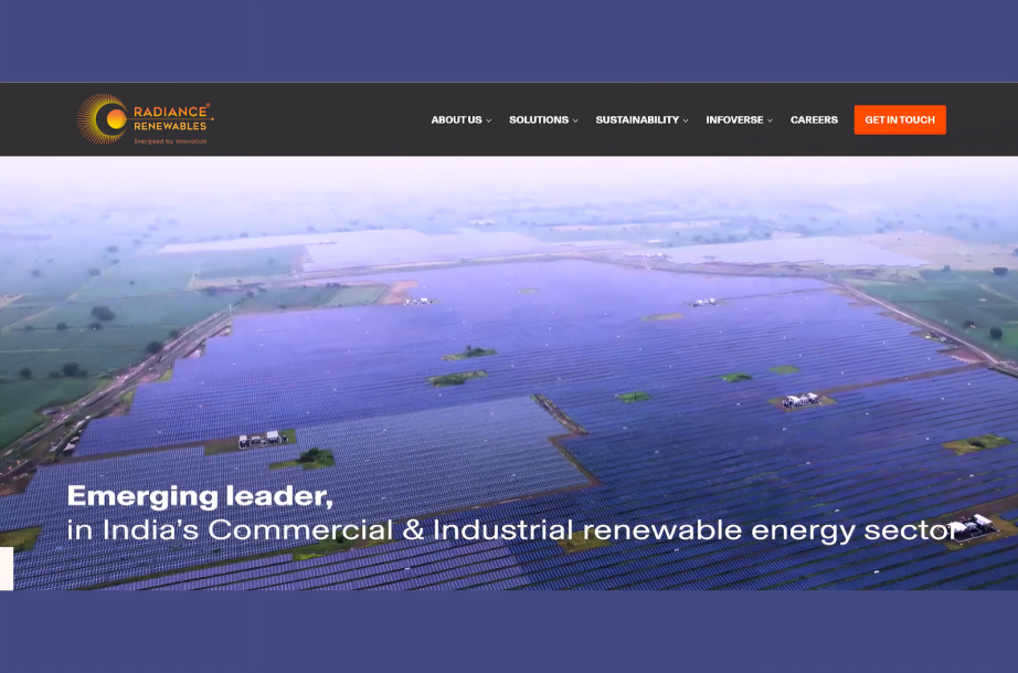 Radiance Renewables $100 million funding