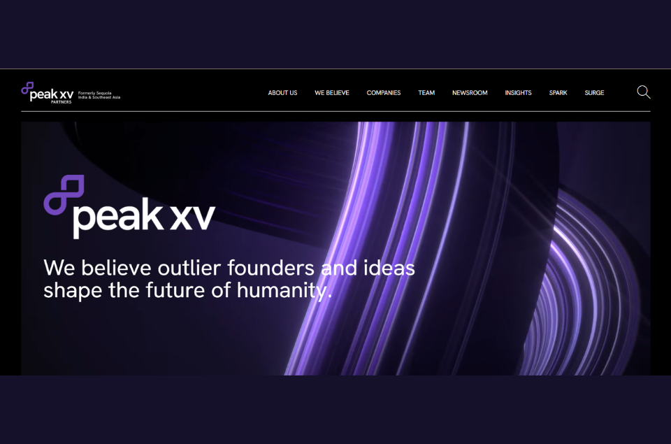 Peak XV Partners $1.3 billion fund