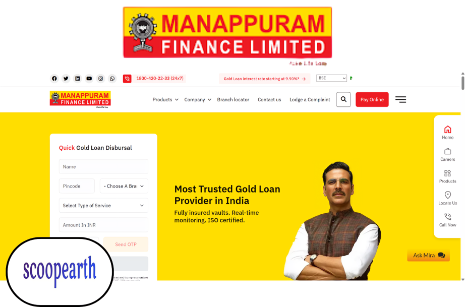 Manappuram Finance CSR ₹46 crore FY25