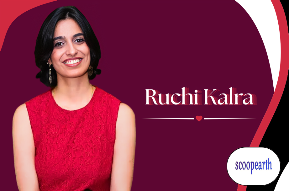 Ruchi Kalra, co-founder of OfBusiness and Oxyzo, highlighting her net worth, biography, education, career, and entrepreneurial achievements.
