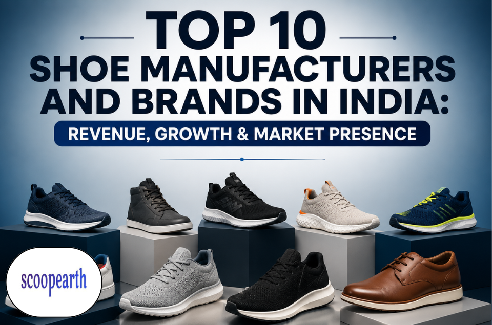 Top 10 shoe manufacturers and brands in India showcasing the country's leading footwear companies known for quality, innovation, market presence, and business growth