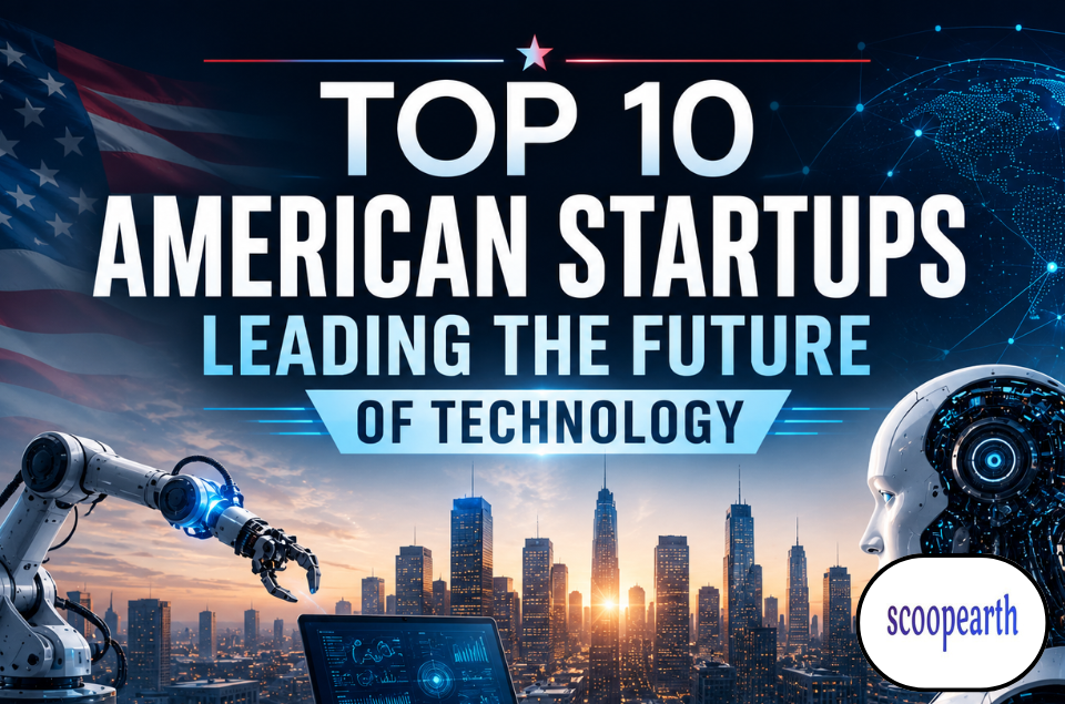 Top 10 American startups leading the future of technology through innovation in artificial intelligence, fintech, cloud computing, cybersecurity, robotics, biotechnology, and enterprise software.
