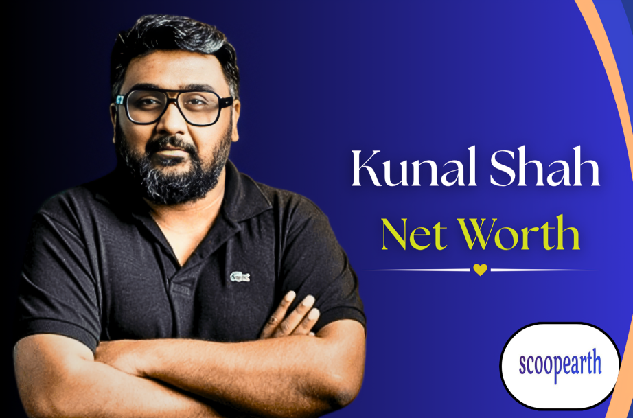 Kunal Shah, founder of CRED and co-founder of FreeCharge, highlighting his net worth, biography, career, investments, and entrepreneurial success story.