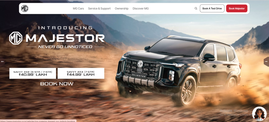 JSW MG Motor