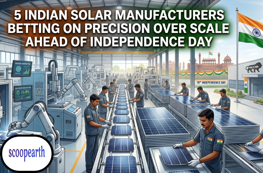 5 Indian solar manufacturers betting on precision over scale