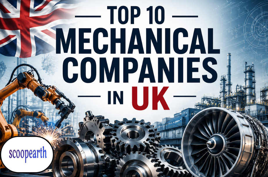 Top 10 mechanical engineering companies in UK 2026 and leading firms in the engineering industry.