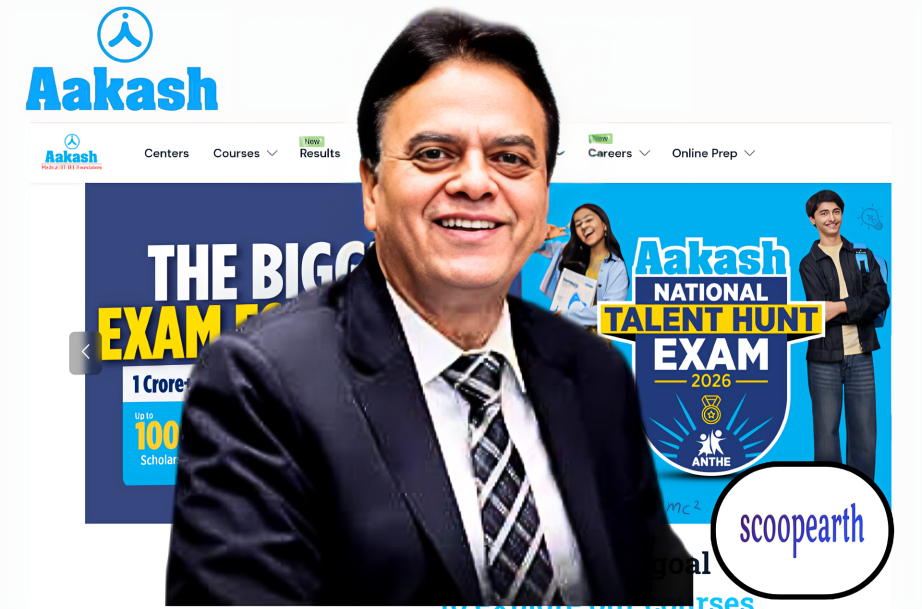 Aakash FY26 revenue of ₹2,041 crore and 65% EBITDA decline