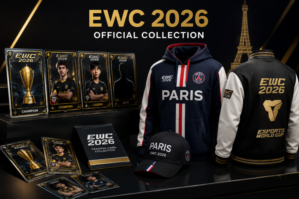 EWC 2026 official Trading Card Collection and Paris Apparel Collection