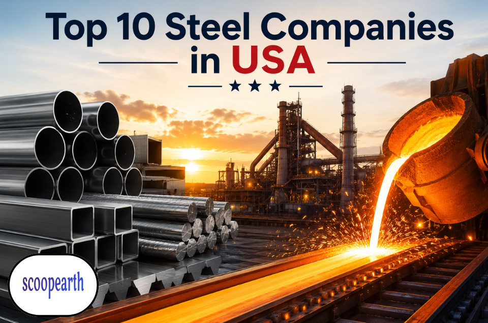 Top 10 steel companies in USA and leading steel manufacturers