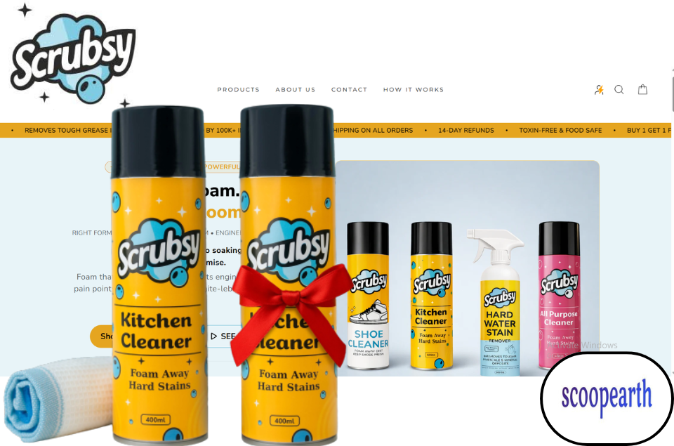 Scrubsy foam-based kitchen and bathroom cleaning products featured after raising ₹27 crore from V3 Ventures.