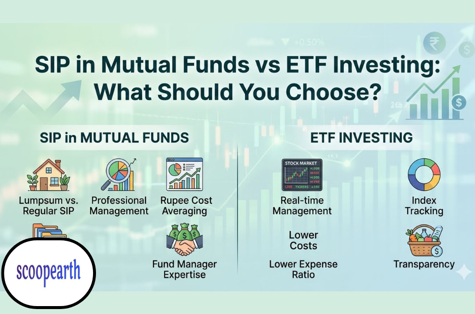 SIP in Mutual Funds vs ETF Investing comparison for investors