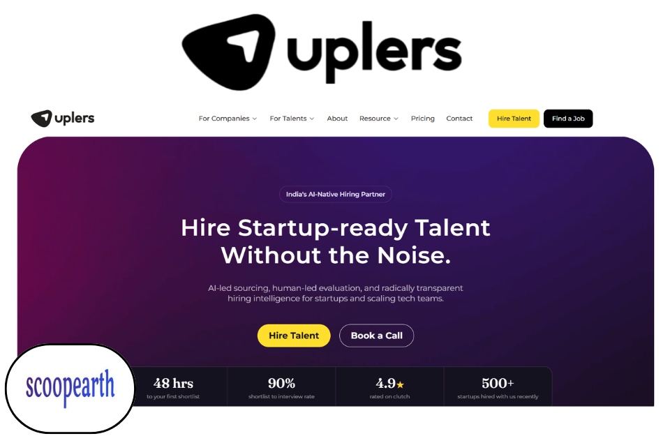 Uplers engineering and GTM team building for startups