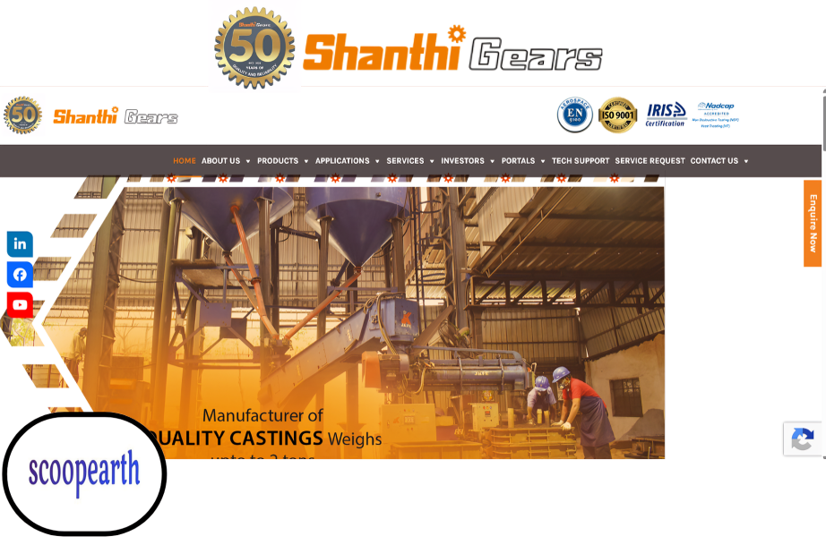 Shanthi Gears share price rises 17% after Tube Investments stake increase
