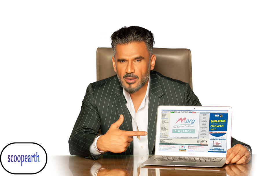 MARG ERP Signs Suniel Shetty as Brand Ambassador; Reinforces Its Leadership  in Inventory & Accounting Software 