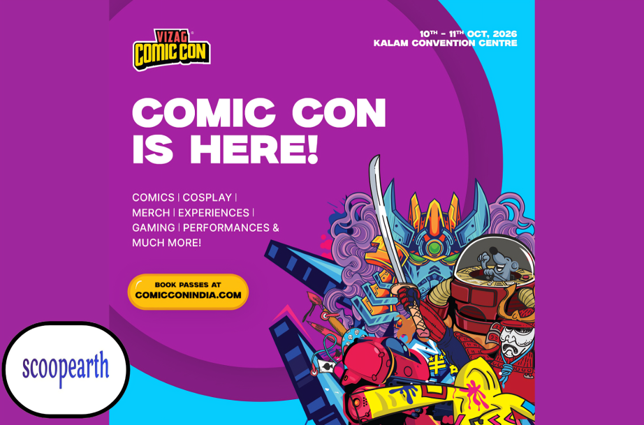 Comic Con India Vizag pop culture celebration with comics anime gaming and cosplay