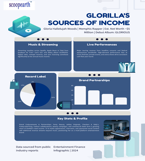 Glorilla's Sources Of Income