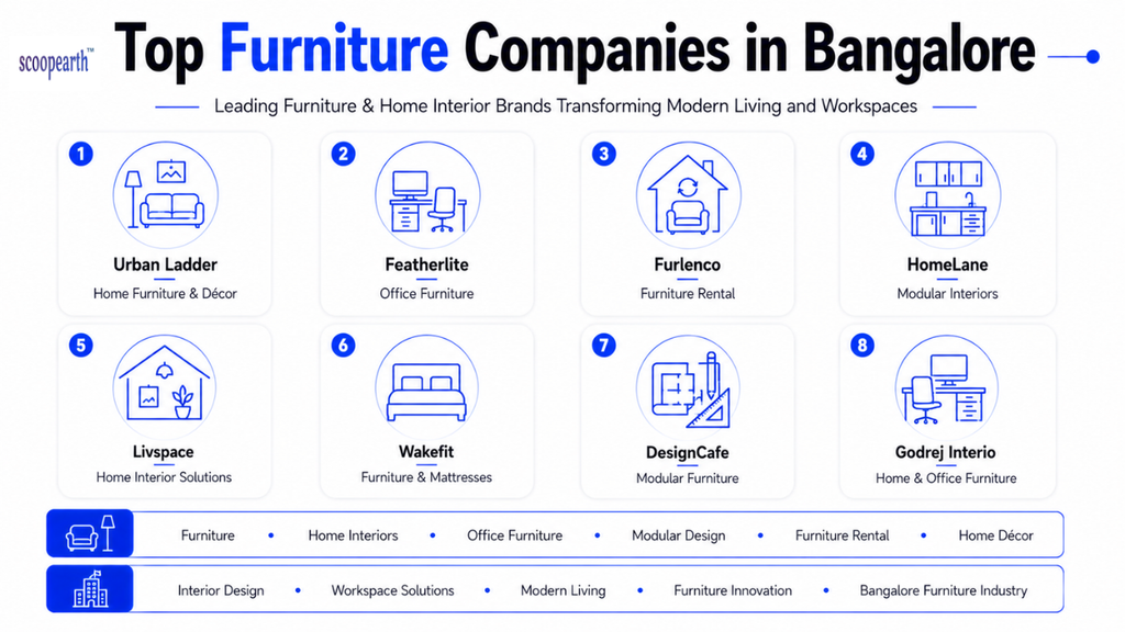 Top Furniture Companies in Bangalore