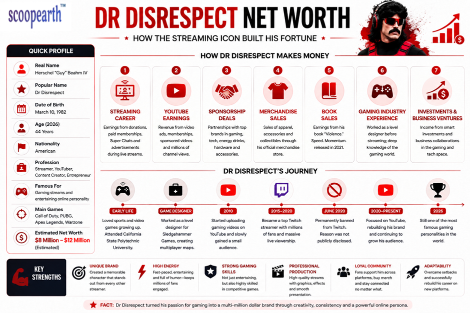 Dr Disrespect Net Worth