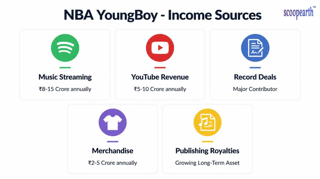 NBA YoungBoy - Income Sources