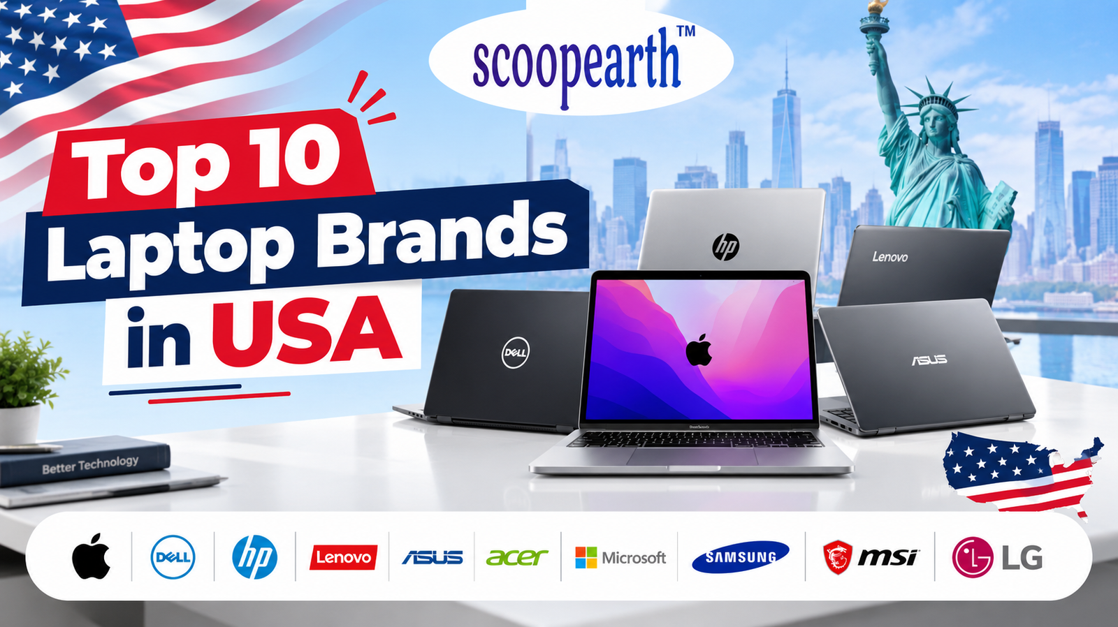 Top 10 Laptop Brands in USA